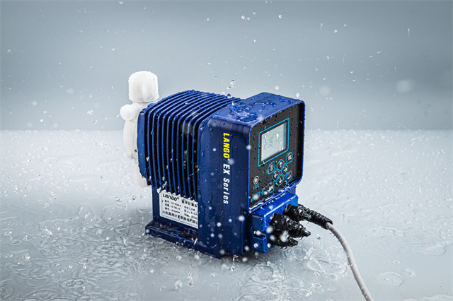 Smart Solenoid Magnetic Metering Dosing Pump High Pressure High Flow